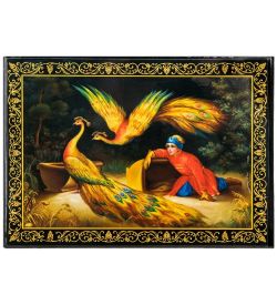 Народные промыслы ШК-11/ 6-E Шкатулка в технике декупаж (13х18х4)