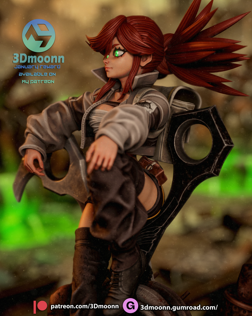 Фигурка Гачиакута Рио Riyo Reaper Gachiakuta