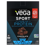 Vega, Sport, растительный протеин премиального качества, со вкусом шоколада, 12 пакетиков по 44 г (1,6 унции)