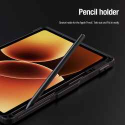 Чехол книжка для планшета Xiaomi Pad 8 и 8 Pro, серия Bumper Pro Case-Multi Angle Folding Style, многофункциональный складной стиль от Nillkin