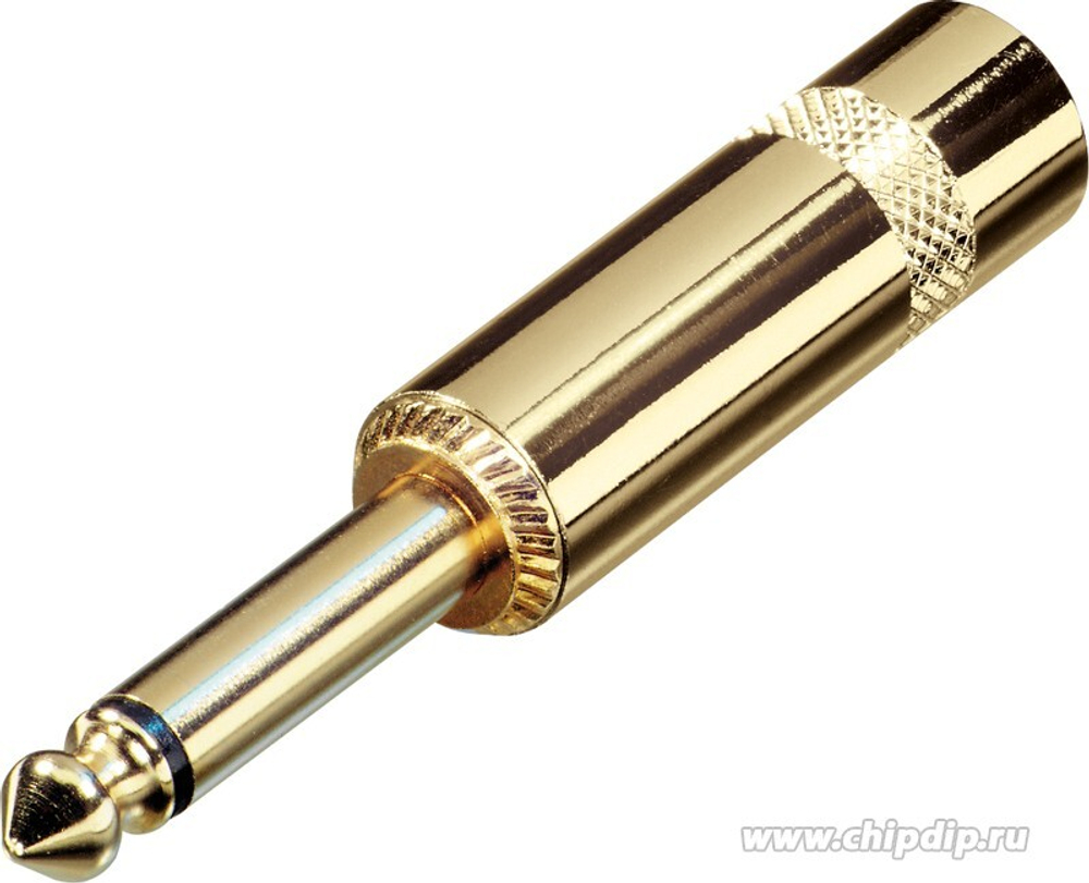 R Connector Позолоченный Стерео 6,35 мм разъём Jack.