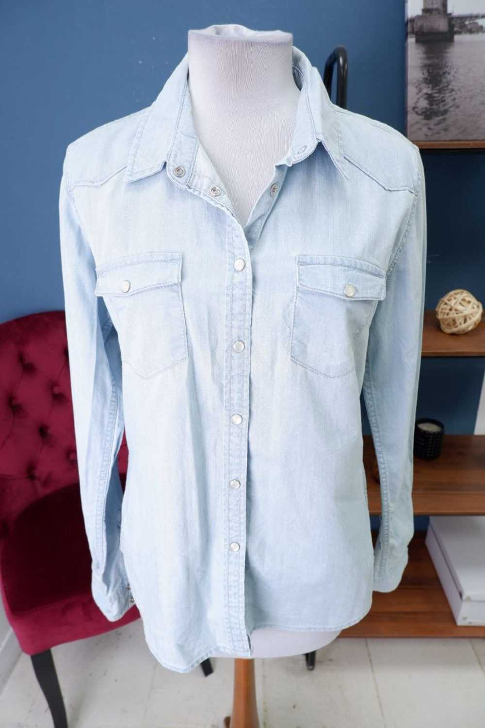 Рубашка Jean Pascale модная 48 размер