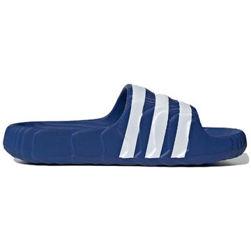 Кроссовки adidas originals Adilette 22 Слипоны Сине-белый Унисекс