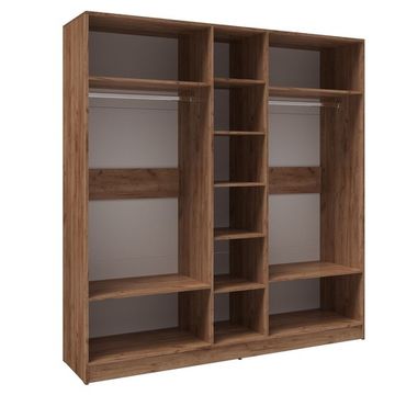 Шкаф ВЕГАС 2000 дуб крафт табачный / дуб крафт белый