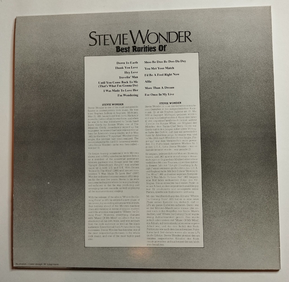 Винтажная виниловая пластинка LP Best Rarities Of Stevie Wonder Vol 3 (USA 1974)