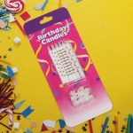 Свечи для торта «Вечеринка» 6 см (набор 12 шт), белый