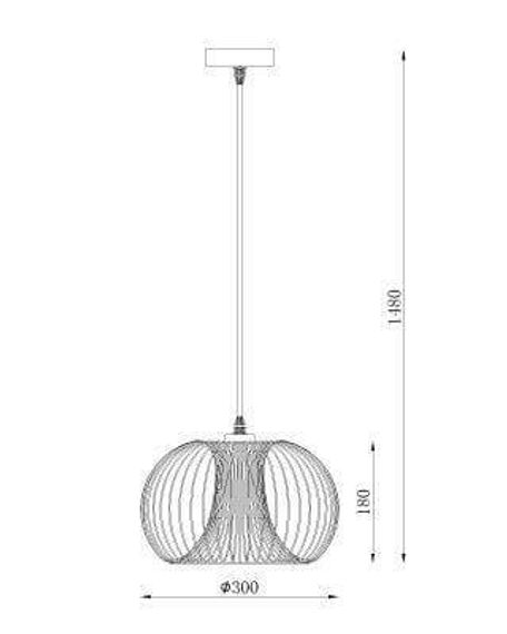 Подвесной светильник Lucide Vinti 02400/30/30