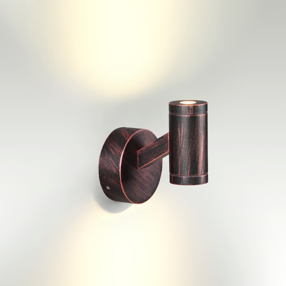 Уличный настенный светодиодный светильник Odeon Light PRODY 6636/6BL