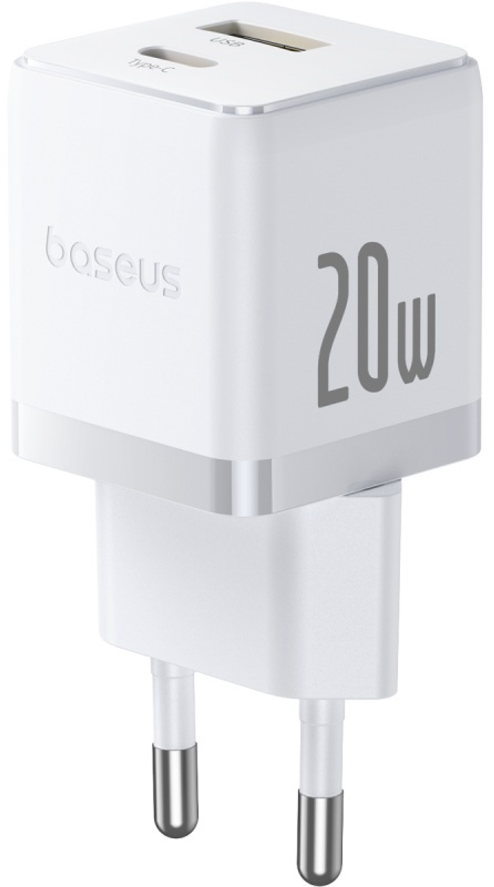 Зарядное устройство Baseus Palm USB Type-C, USB белый