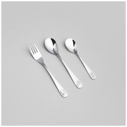 НАБОР ДЕТСКИХ СТОЛОВЫХ ПРИБОРОВ ZOO AGNESS 3 ПР