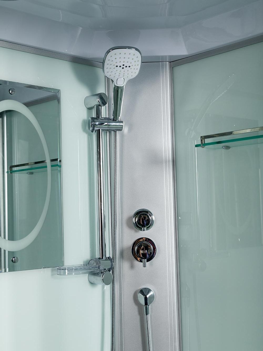 Душевая кабина WeltWasser  WW500 WERRA 902 90х90 см,  прозрачное стекло, поддон низкий, крыша