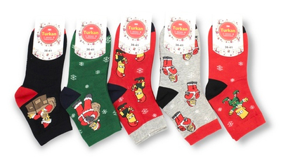 Новогодние Женские Носки "Turkan"