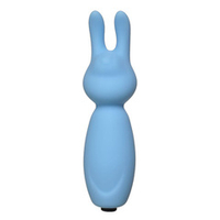 Голубой мини-вибратор 8,2см Lola Games Emotions Funny Bunny 4007-01Lola