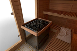 Электрическая печь SAWO TAURUS TAU-210NS-V12-G-P (21 кВт), выносной пульт (пульт и блок мощности докупаются отдельно)