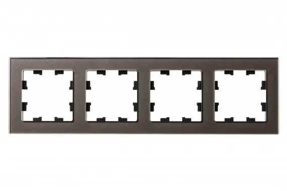 Рамка 4-м AtlasDesign Nature стекло мокко SE ATN320604