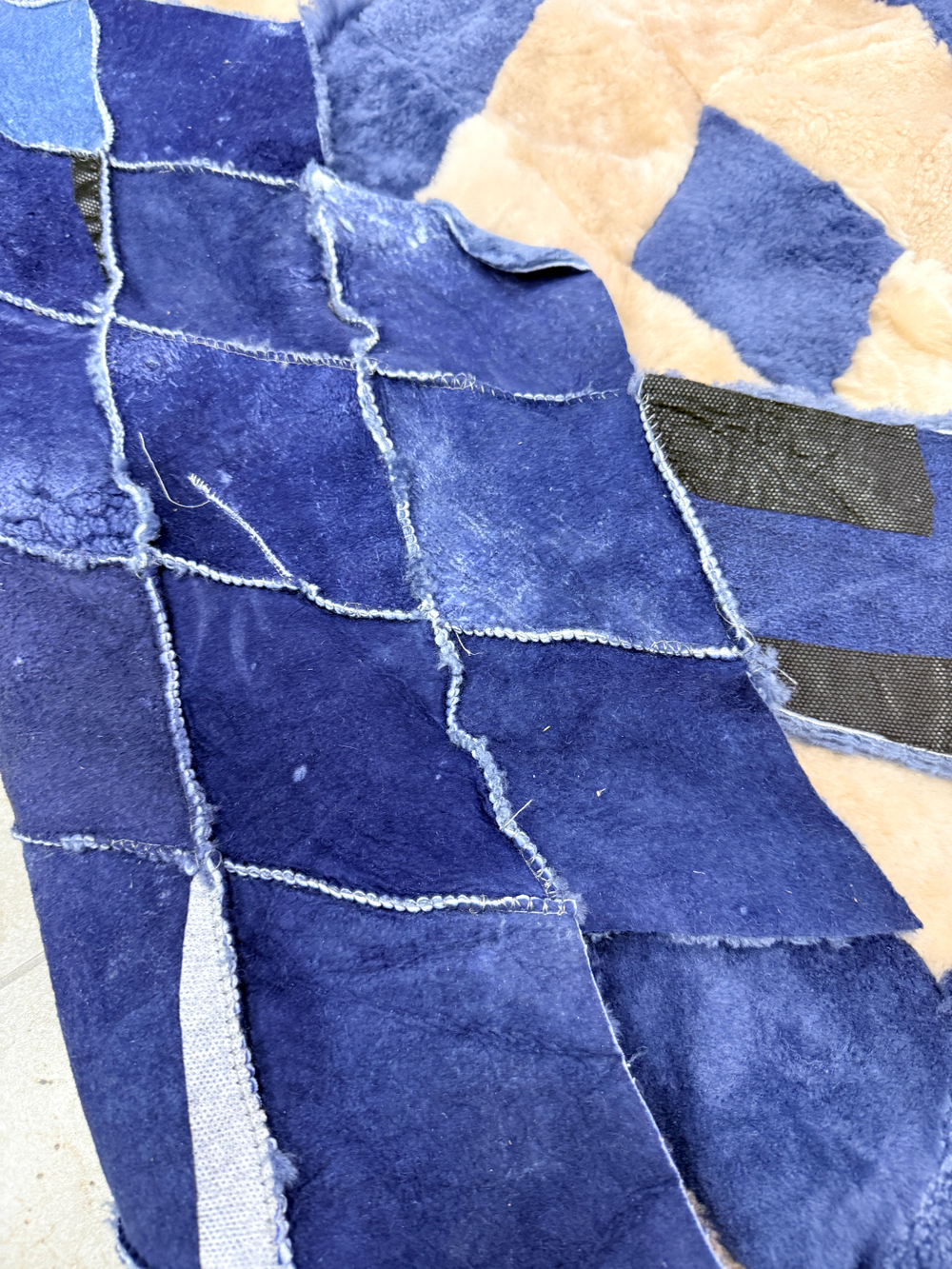 Меховой Коврик прикроватный накидка на кресло из овчины