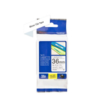 Brother TZE-261 кассета с лентой для печати наклеек, чёрный шрифт на белой основе, 36мм*8м