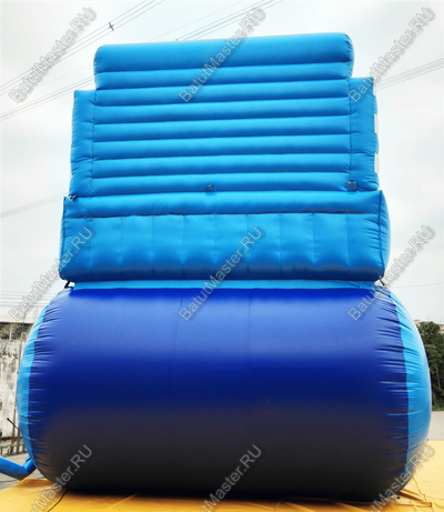 Большой надувной батут-горка "Волна - 2" 10*5*8 м