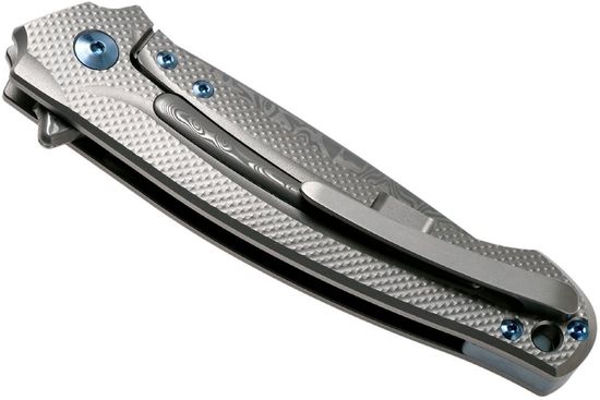 Складной нож MKM "ARVENIS" MKM/FX01 D c клинком из стали Damascus, рукоять титан