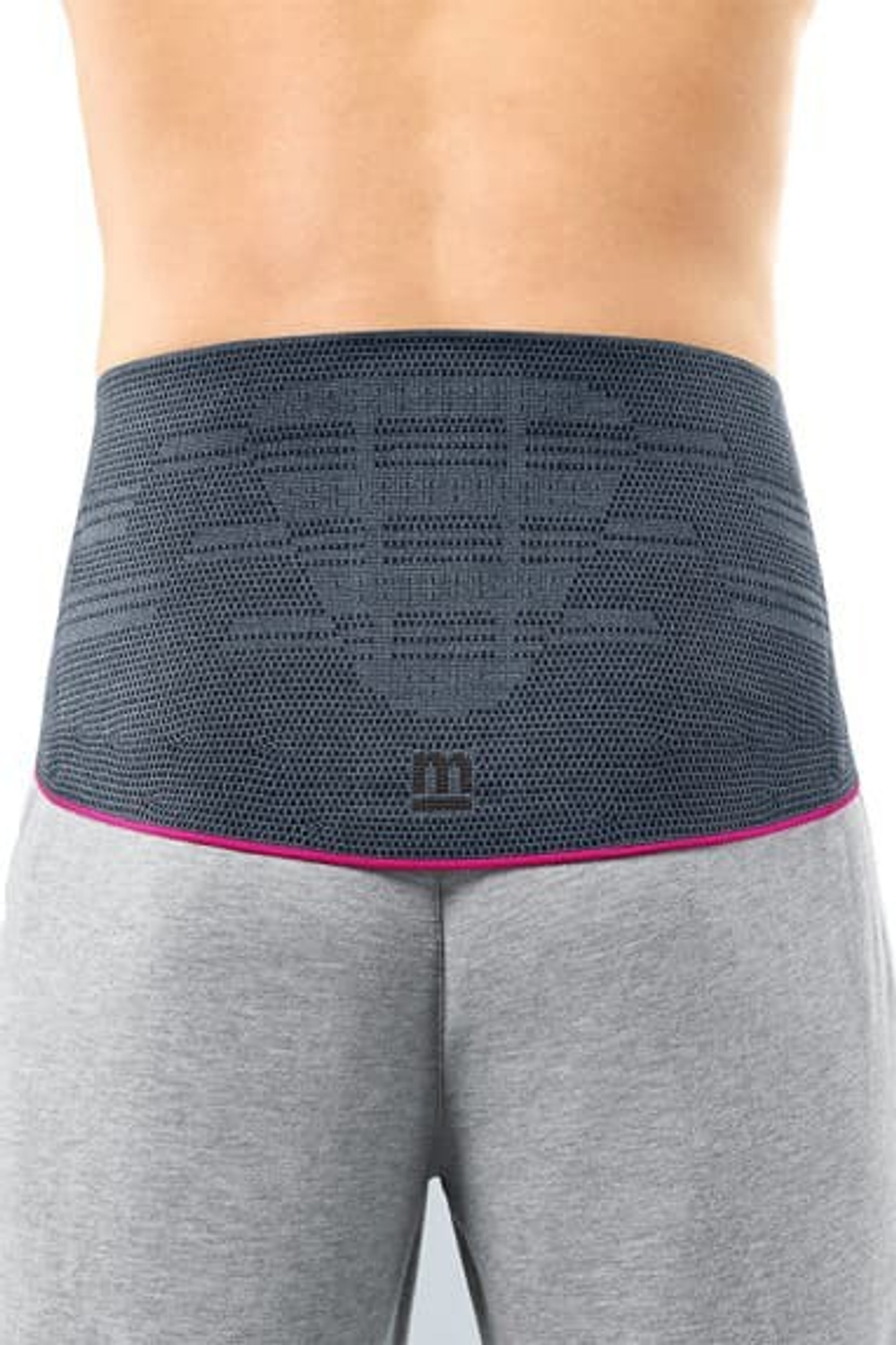 666 -Бандаж поясничный с вкладышем Vario-Flex LUMBAMED PLUS - мужской - серый