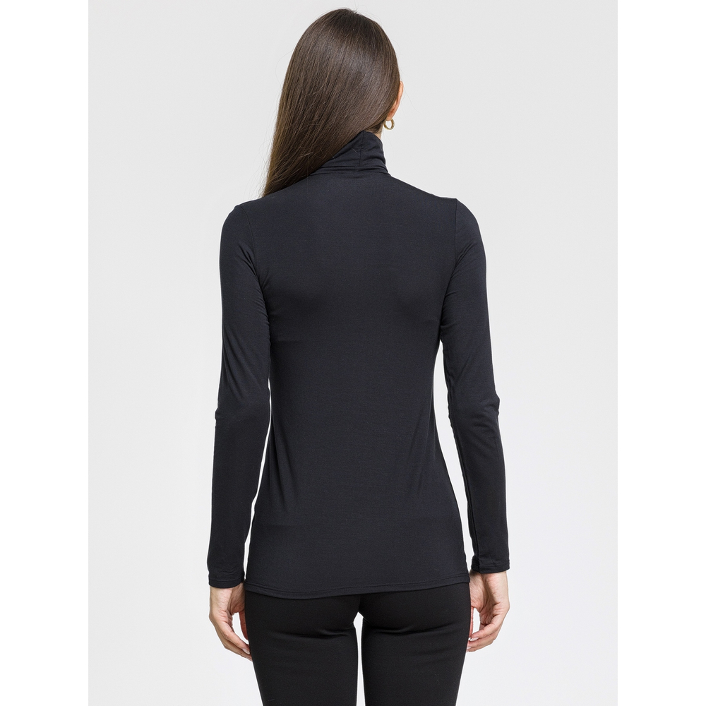 Женский джемпер черный OROBLU Perfect Line VOBT01644