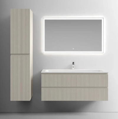 Тумба подвесная SANCOS Snob T 1195х445х500, c двумя ящиками оснащенными доводчиками, Beige Soft, арт.SNT120CE