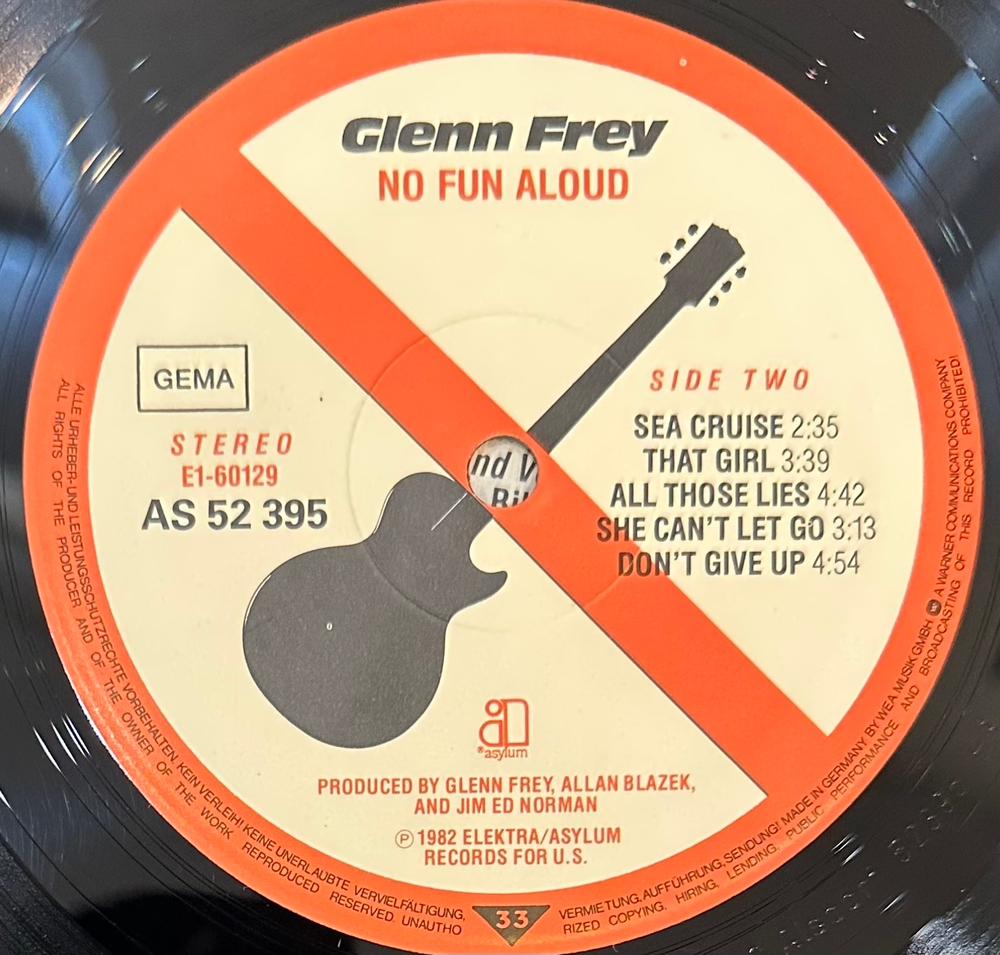 Glenn Frey - No Fun Aloud (Германия 1982г.)