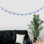 Растяжка «Звёздная ночь» 2,5 м 10 см Глянцевый, (24 штук), синий