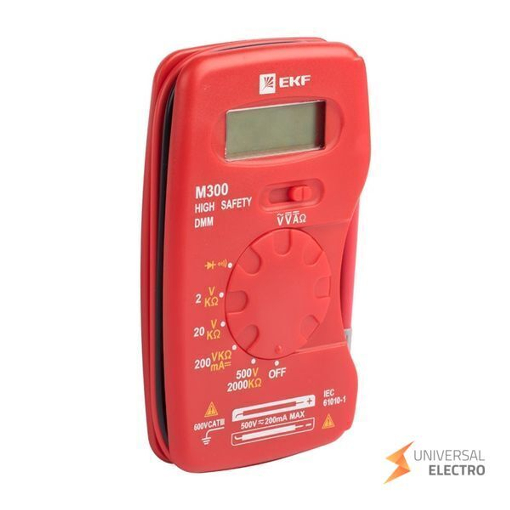 Мультиметр цифровой M300 EKF Expert