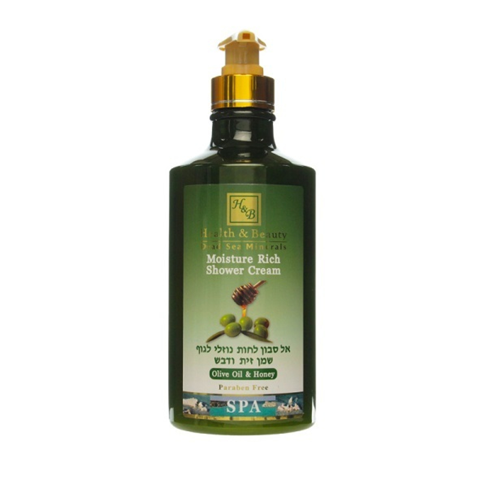 Крем для душа увлажняющий Оливковое масло и Мед Health&Beauty 780мл