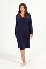 Ночная сорочка Миндаль-1 Виотекс ТЁМНО-СИНИЙ