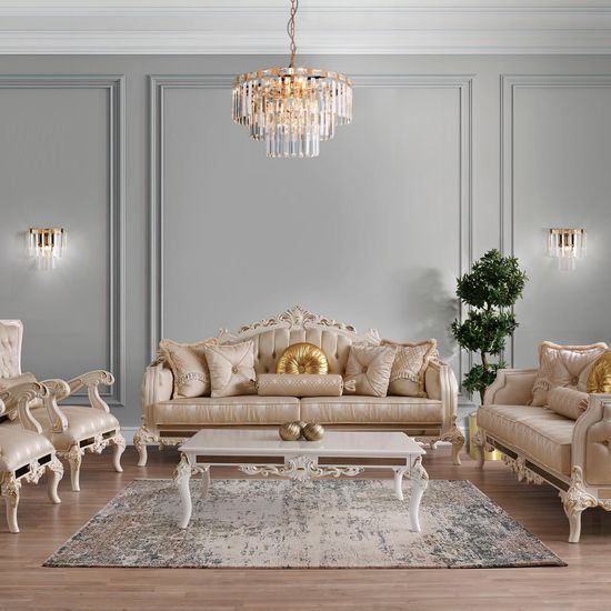 10130/8 / подвесной светильник / золото/прозрачный хрусталь Strotskis Smart