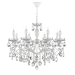 8189/8 CLASSI LN26 091 белый, металл/хрусталь Люстра E14 8*40W 220V SNOW