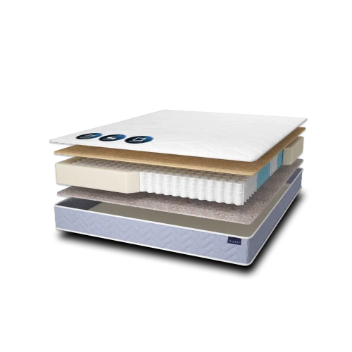 Матрас BuyFine, 16 см, средняя жесткость, независимые пружины