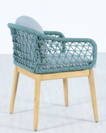 Комплект обеденной деревянной мебели на 6 персон Tagliamento Cambria, натуральный, мальмо