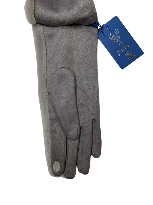 Перчатки. Женские. Материал верха: Кролик искусственный. Подклад: Плюш-флис. Сенсорные. Очень мягкие.12 шт в упаковке, разные цвета.