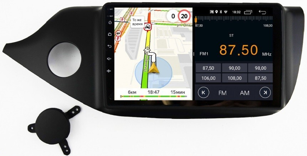 Магнитола для KIA Ceed 2 (JD) 2012-2018 (рамка матовая) - Parafar PF216FHD на Android 13, 8-ядер, 2Гб+32Гб, CarPlay, 4G SIM-слот