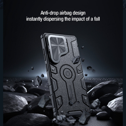 Противоударный чехол с защитой камеры Nillkin CamShield Armor PROP Case для Samsung Galaxy S25 Ultra