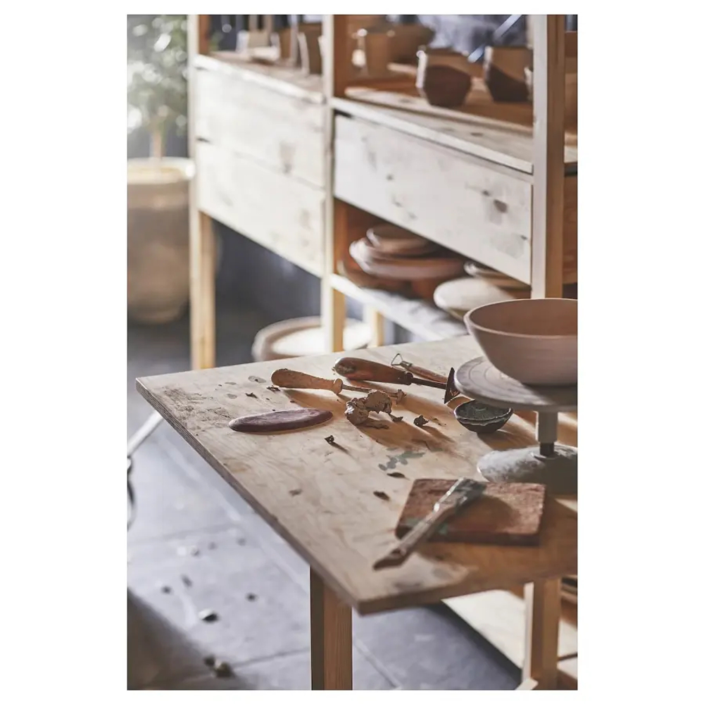 Шкаф со складным столом - IKEA IVAR, 89х30х179 см, сосна, ИВАР ИКЕА