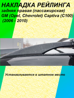 Накладка рейлинга задняя правая (пассажирская) GM (Opel, Chevrolet) Captiva (C100) (2006 - 2010) 96439694