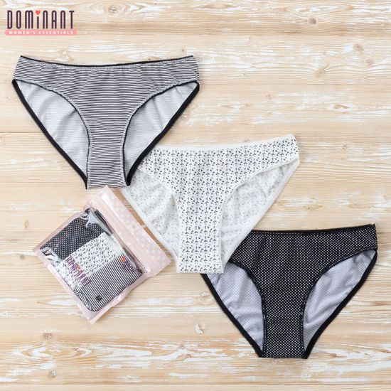 Трусики женские DOMINANT 35000-9, BIKINI, 3 шт. в уп.