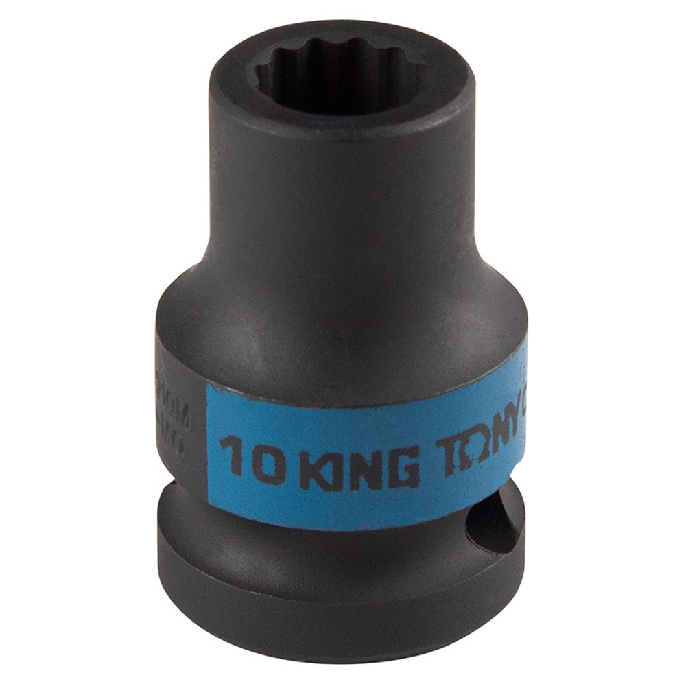 KING TONY (453010M) Головка торцевая ударная двенадцатигранная 1/2", 10 мм