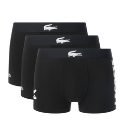 Боксерки теннисные Lacoste Stretch Cotton 3P - black/black/black