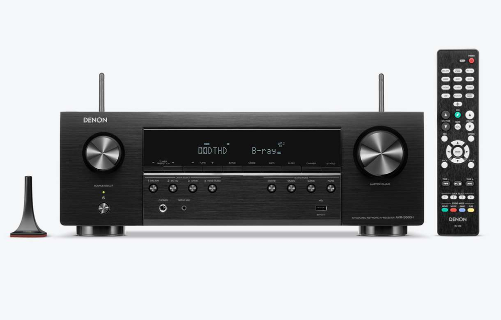 AV ресивер Denon AVR-S660H, Black