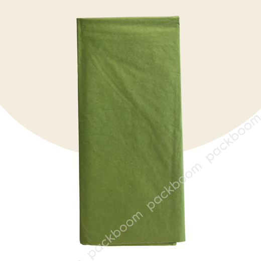 Бумага тишью 50 х 66 см (10 листов), оливковая