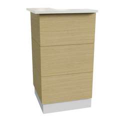 Модуль угловой левосторонний 15101L светлый дуб