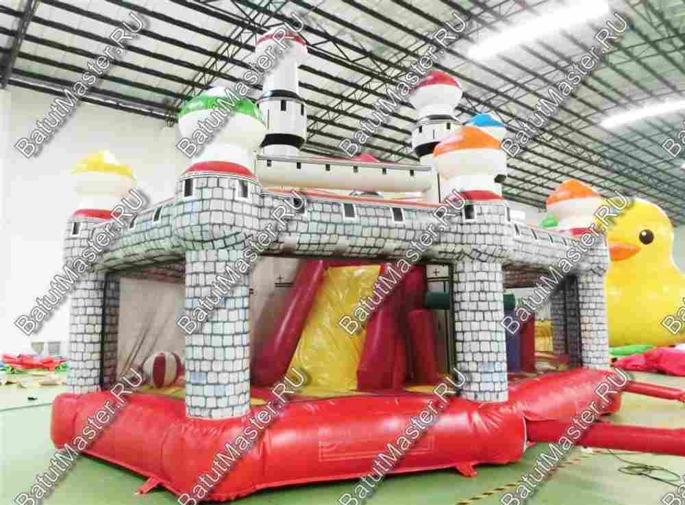 Коммерческий надувной батут "Замок"