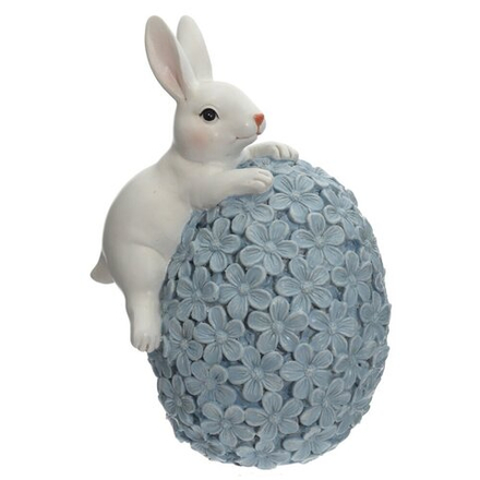 GAEM Фигурка декоративная "Заяц с яйцом", L9 W7,5 H13 см