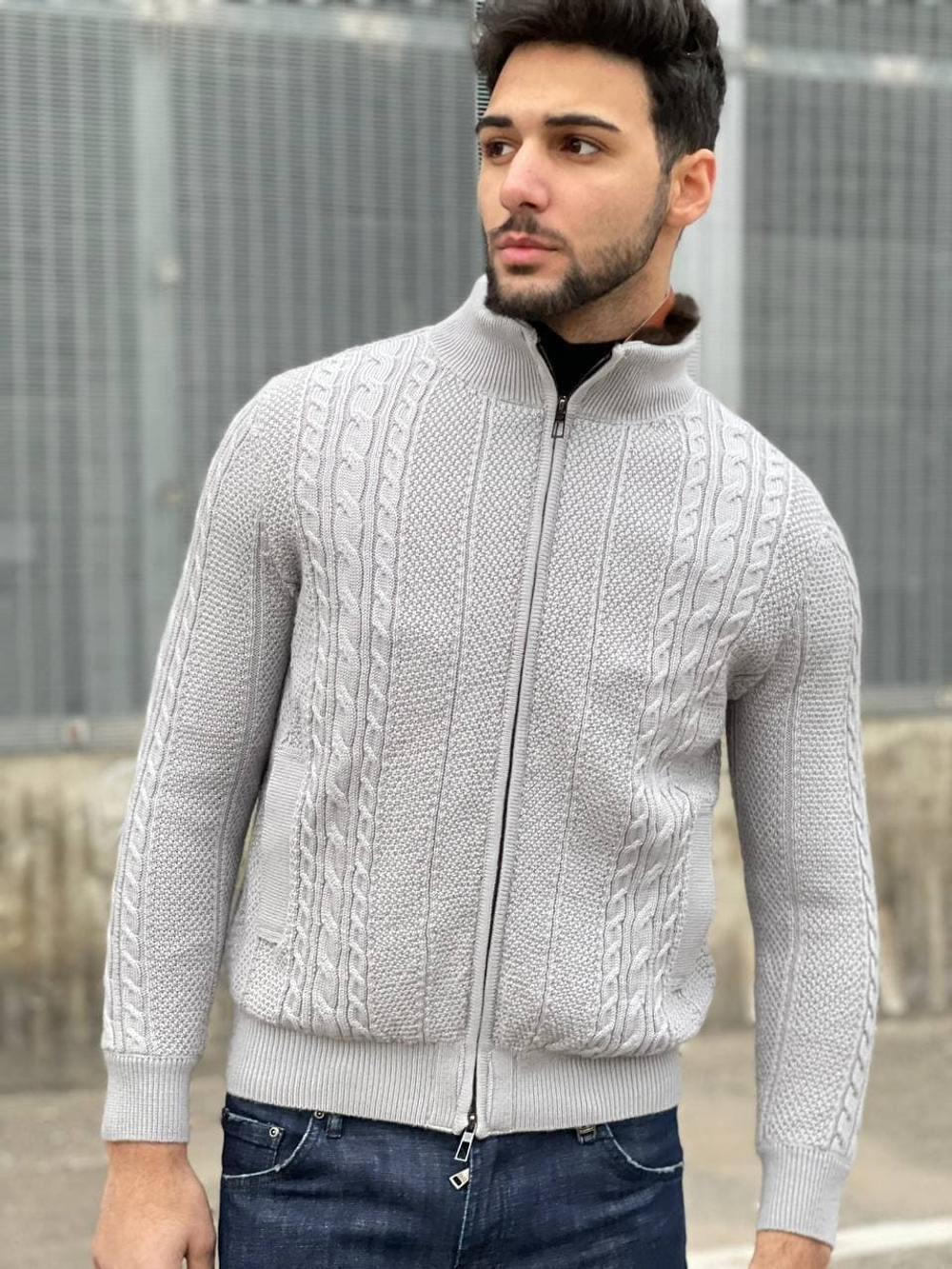 Меховой бомбер Loro Piana