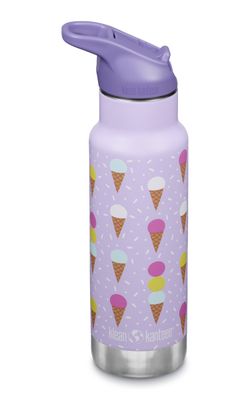 Детская термобутылка Klean Kanteen Insulated Kid Classic Flip Sport 12oz (355 мл) Ice Cream